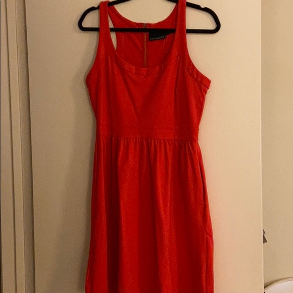 cynthia rowley red dress